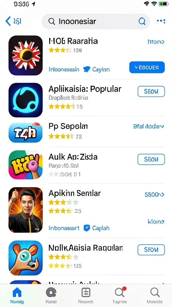 Tampilan awal permainan yang menawan dan mengundang.