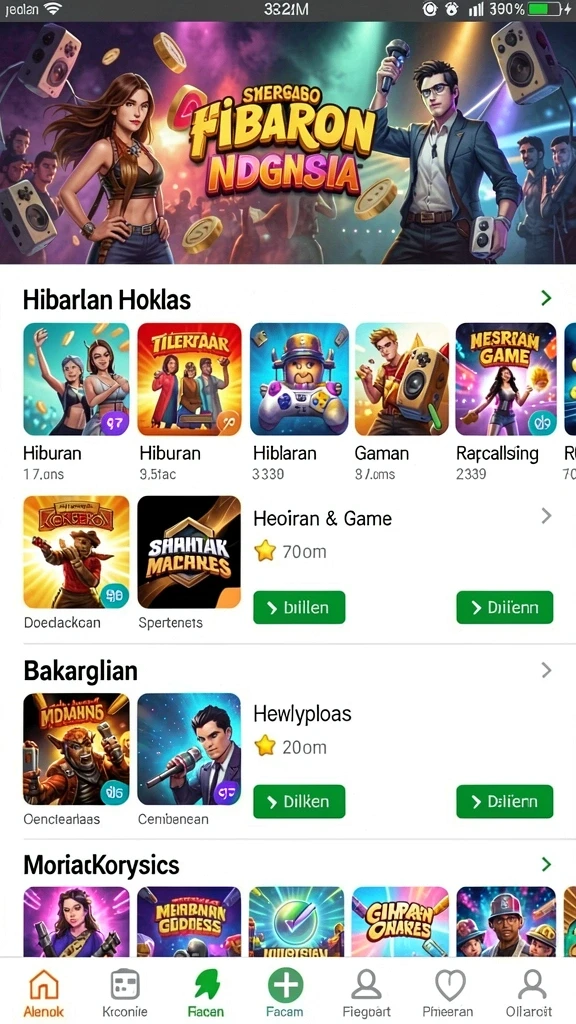 Mode permainan yang beragam dan seru.