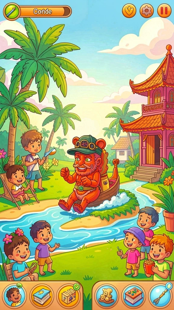 Tampilan menu utama yang menarik dan mudah dinavigasi.