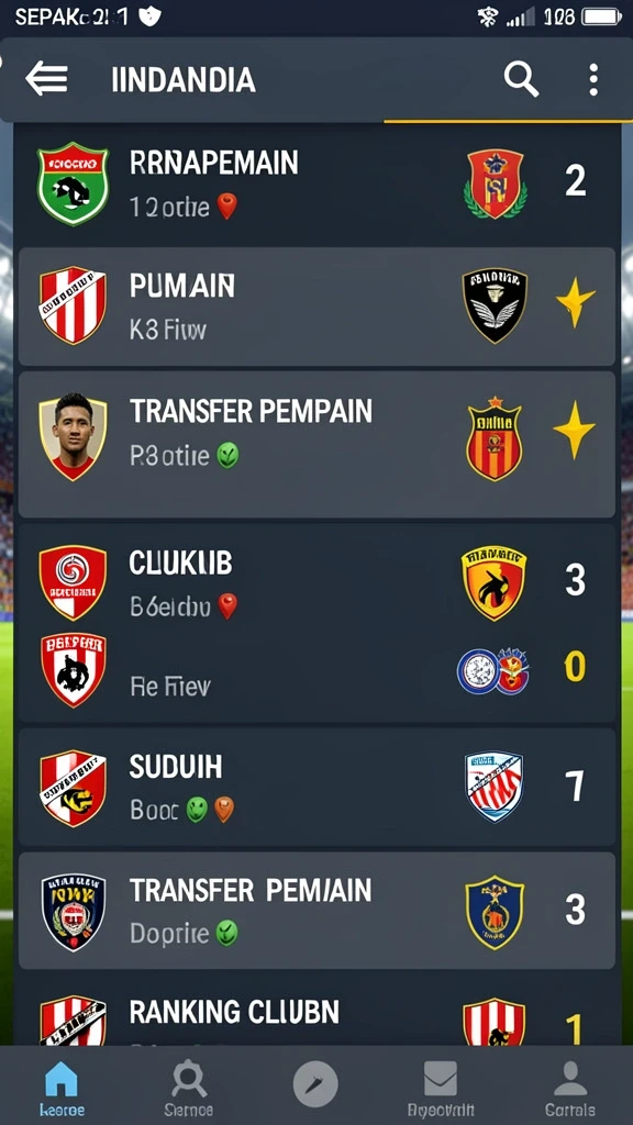 Tampilan awal permainan yang menggugah selera.