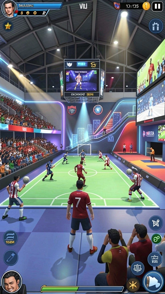 Screenshot menunjukkan tampilan awal game dengan grafis yang menawan.