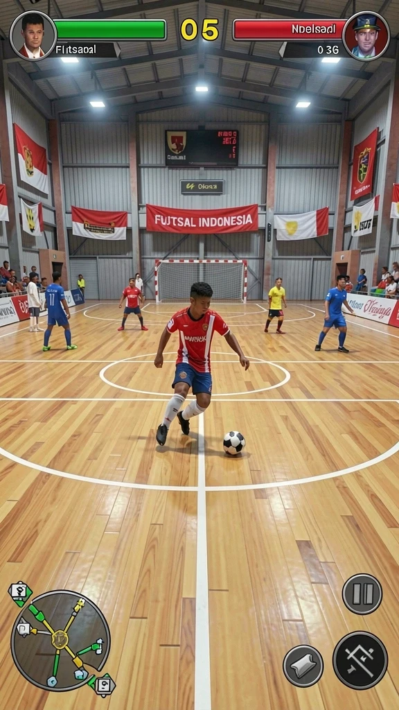 Screenshot ini menunjukkan fitur kompetisi sosial yang memungkinkan berbagi skor.