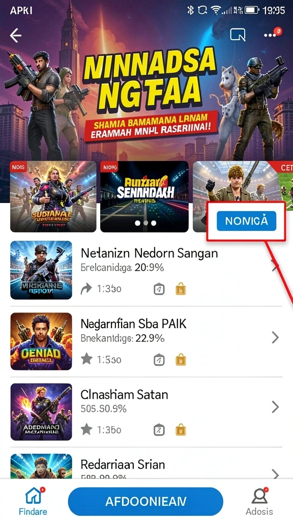 Tampilan antarmuka pengguna yang menarik.
