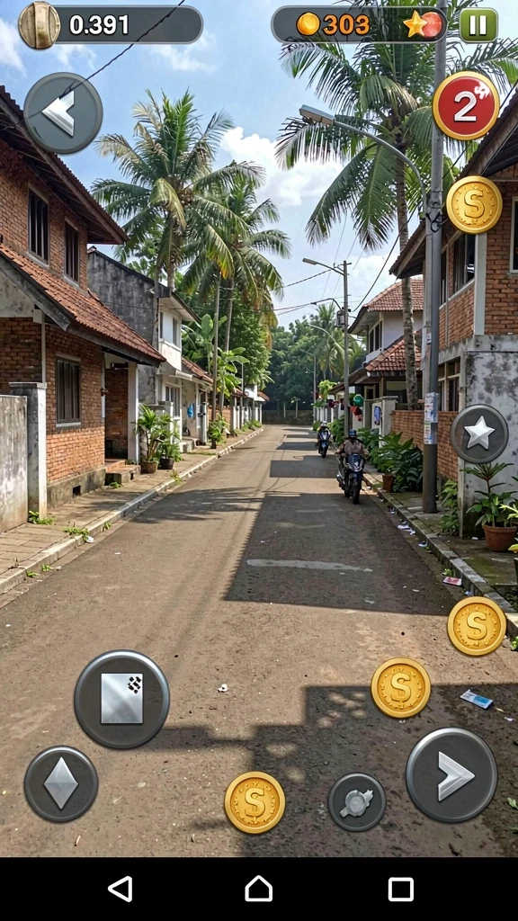 Fitur multiplayer untuk bermain bersama teman.