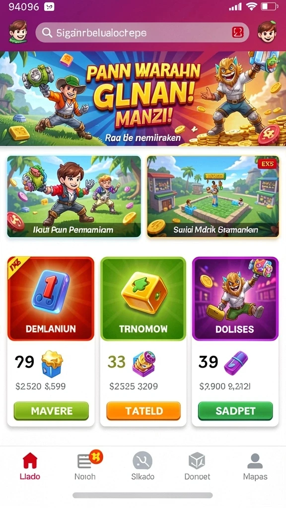 Tampilan antarmuka yang menarik dan mudah dipahami.