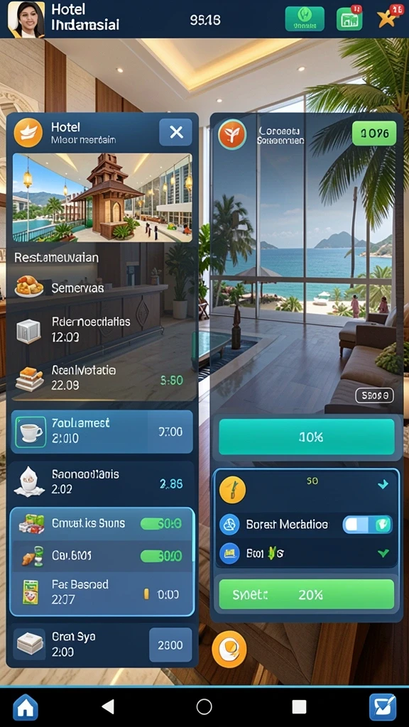 Sistem kontrol yang responsif dan mudah digunakan.