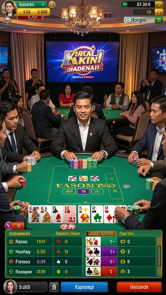 Menu yang mudah dinavigasi membuat pengalaman bermain lebih lancar.