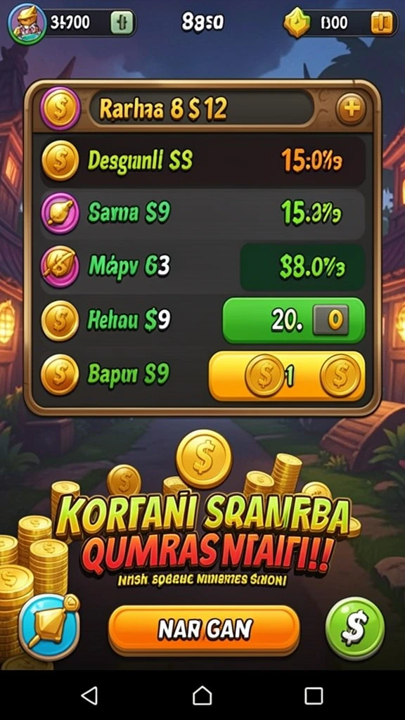 Tampilan permainan yang memukau.