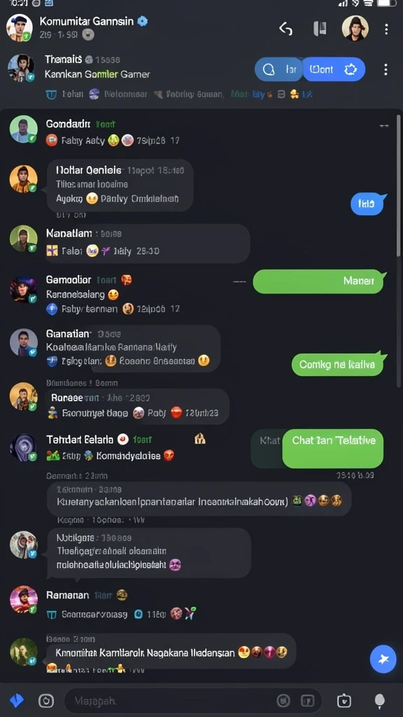 Screenshot fitur dukungan pelanggan yang responsif.