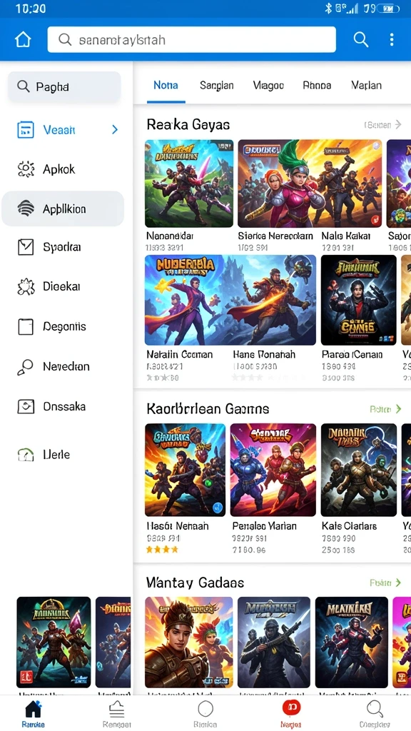 Grafis yang memukau dan penuh warna.