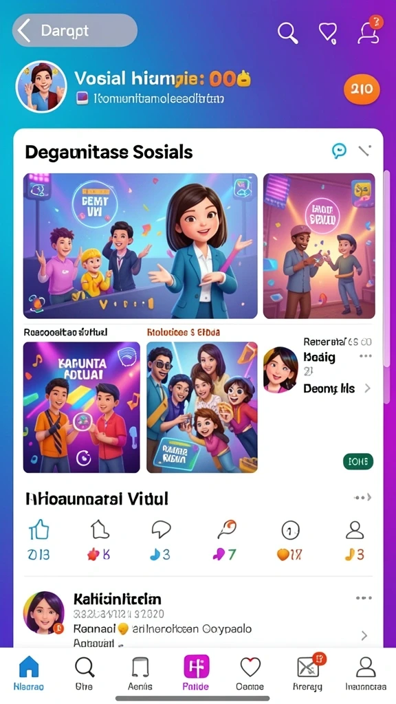 Fitur multiplayer yang memungkinkan banyak pemain bersaing.
