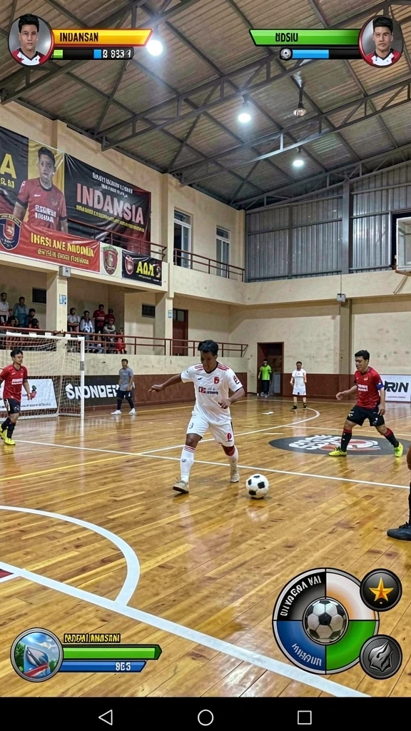 Tangkapan layar menunjukkan karakter yang sedang beraksi dalam game.