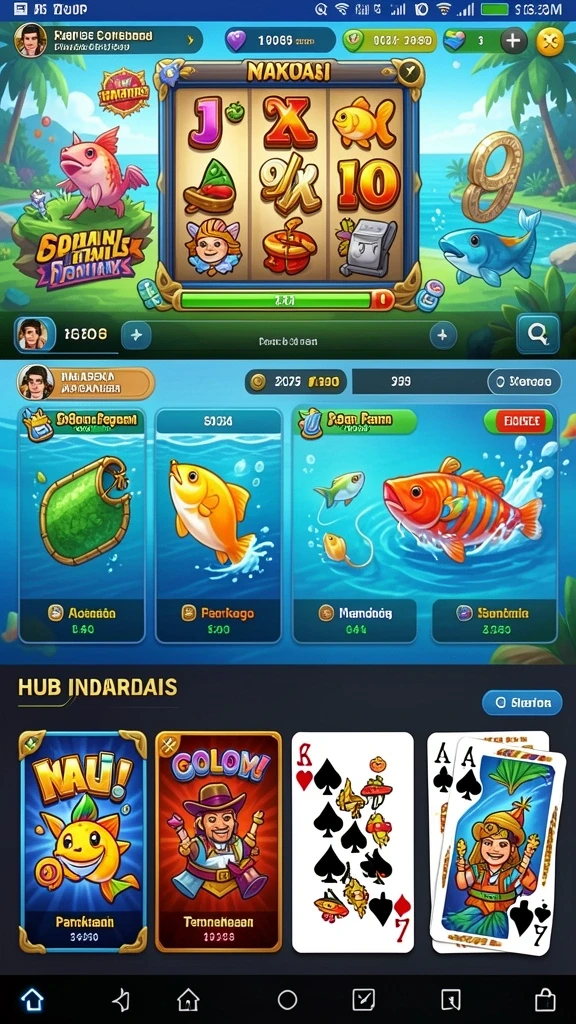 Tampilan awal game G668 yang menawan.