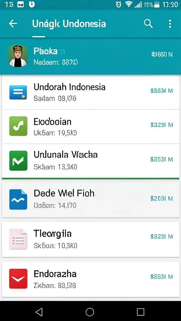 Beragam permainan menantang di dalam aplikasi.