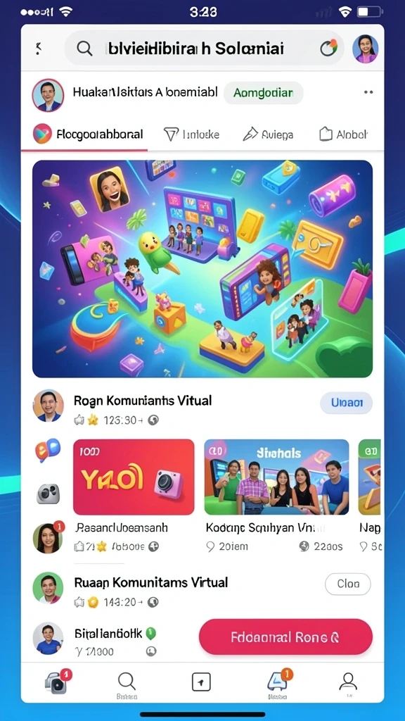 Tampilan halaman utama HIT9 yang menarik.