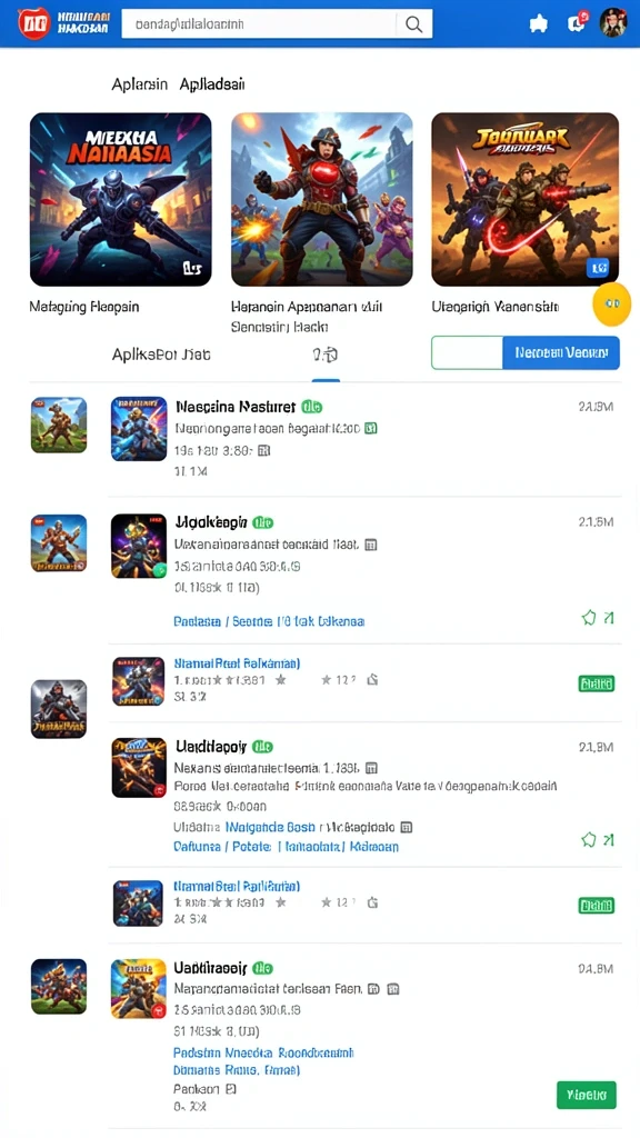 Screenshot menunjukkan grafis indah dan gameplay yang menarik.
