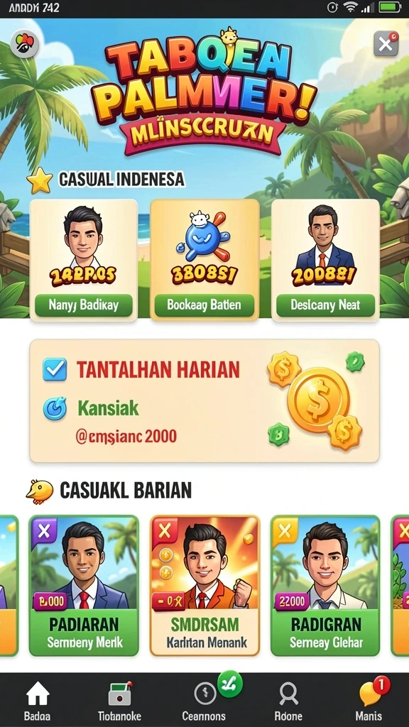 Screenshot menunjukkan karakter utama dalam aksi melawan musuh.