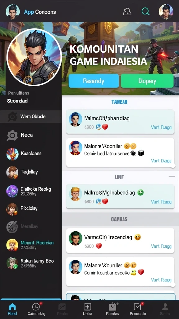 Tampilan antarmuka yang user-friendly.