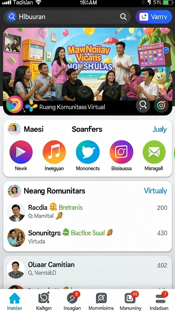 Tampilan antarmuka pengguna yang sederhana dan menarik.