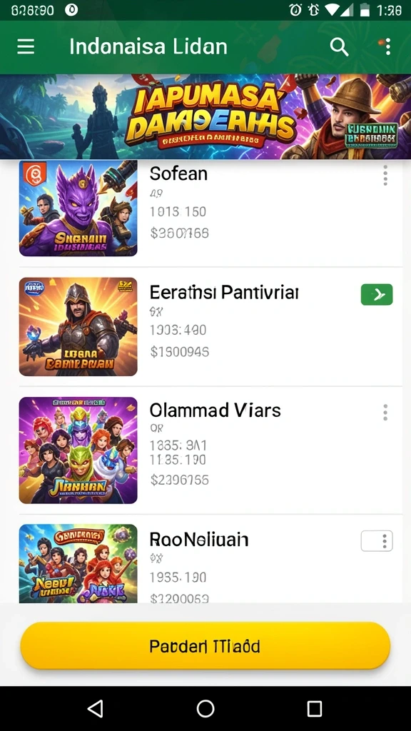 Pengaturan grafis yang memukau dan detail yang kaya.