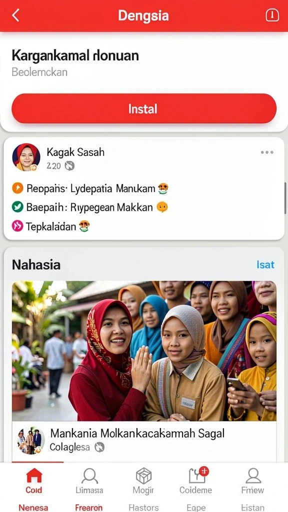 Tampilan antarmuka KOPI77 yang menarik dan intuitif.