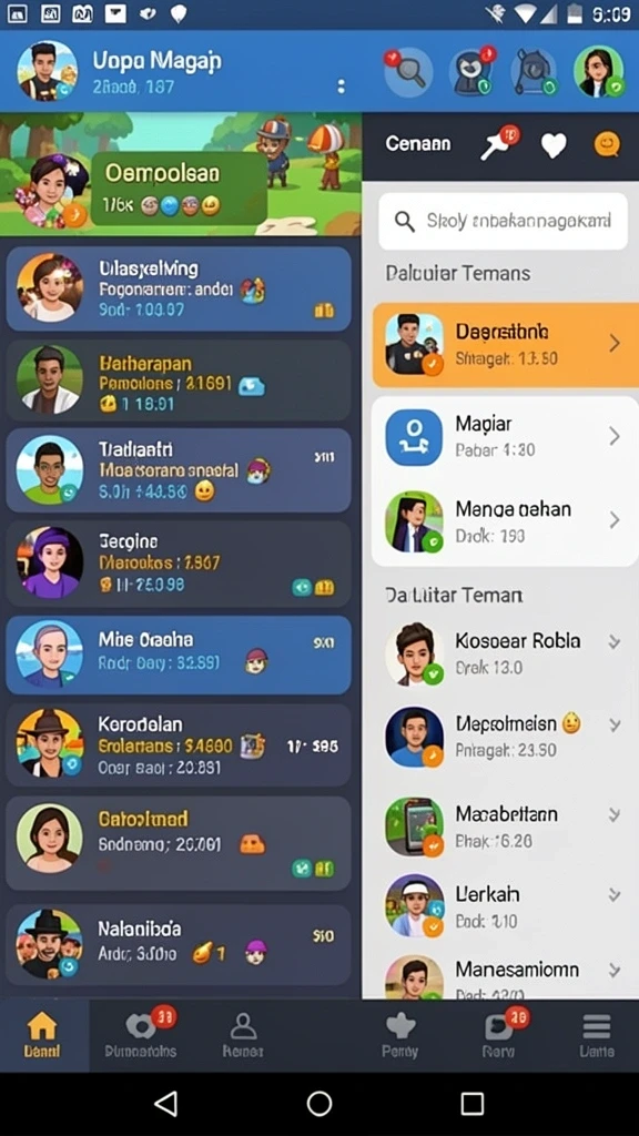 Tampilan antarmuka yang menarik dan mudah digunakan.