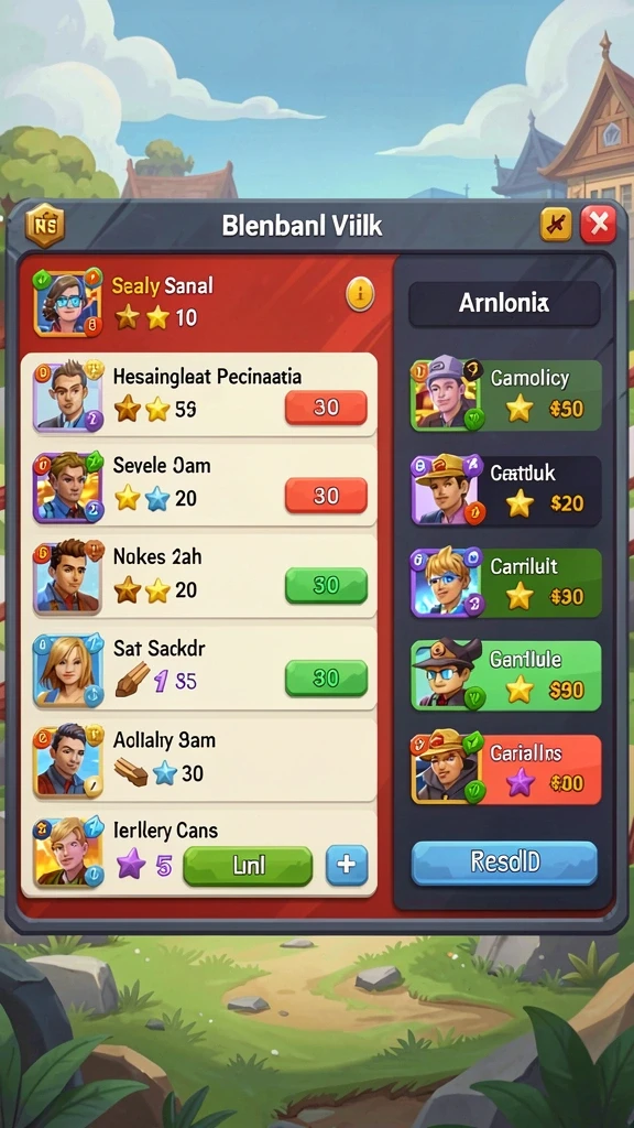 Fitur leaderboard untuk kompetisi antar pemain.