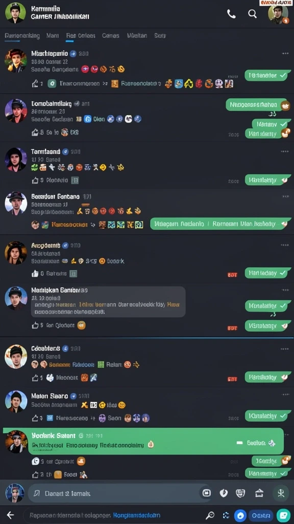 Karakter yang dapat disesuaikan sesuai keinginan.