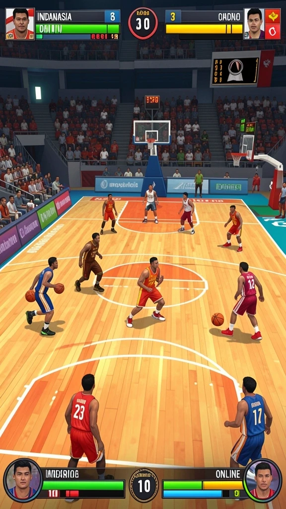 Screenshot menunjukkan salah satu mini game yang seru.