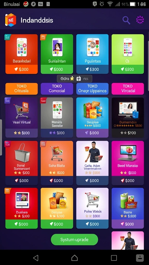 Tampilkan antarmuka utama PENITI4D yang menarik dan user-friendly.