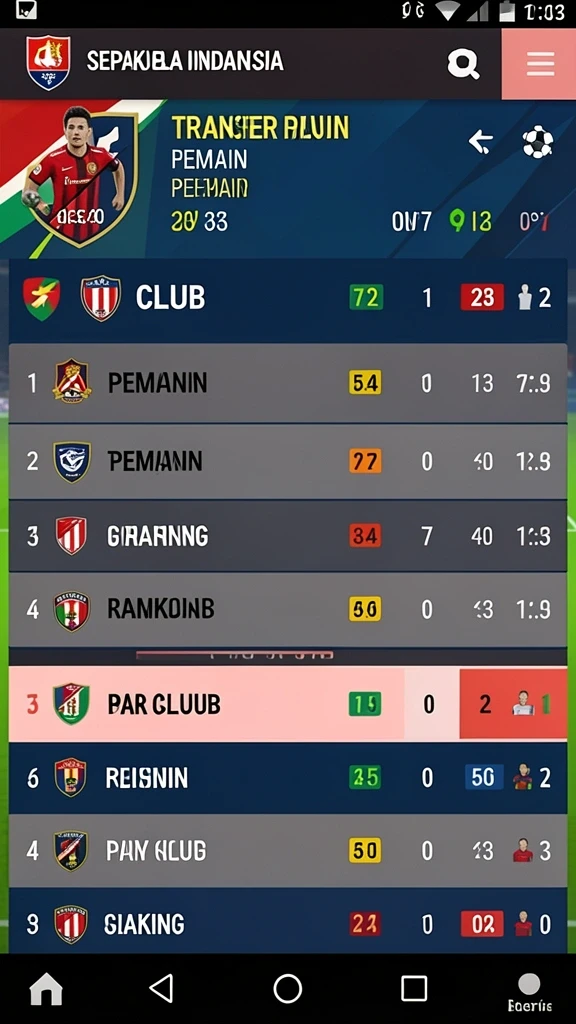 Gambar aksi seru dalam permainan.
