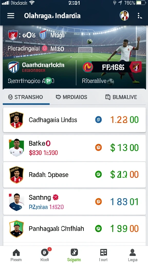 Tampilan awal PRADA4D yang menarik dan informatif.