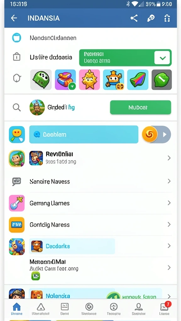 Screen ini menampilkan mode multiplayer yang seru dan dinamis.