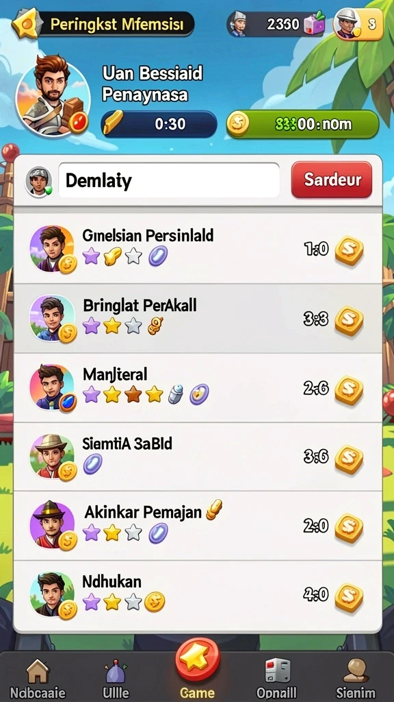 Fitur kustomisasi karakter yang kreatif.