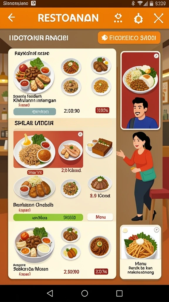 Berbagai karakter dan tema menarik untuk dipilih.
