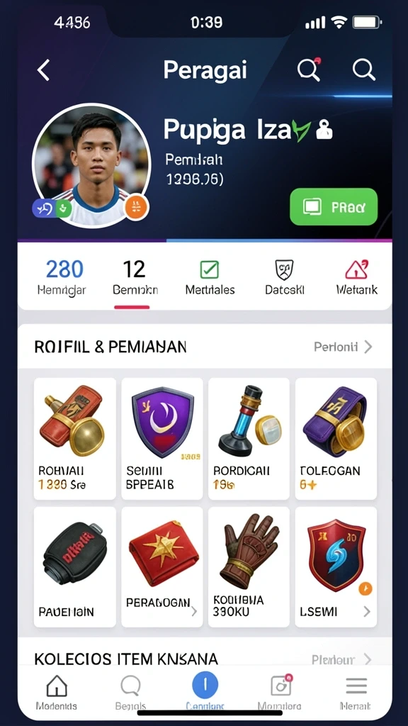 Berbagai karakter menarik siap untuk dimainkan.
