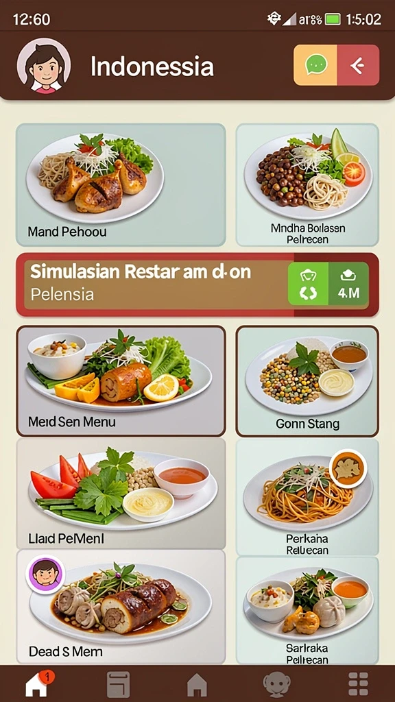 Tampilan antarmuka pengguna yang menarik dan mudah dinavigasi.