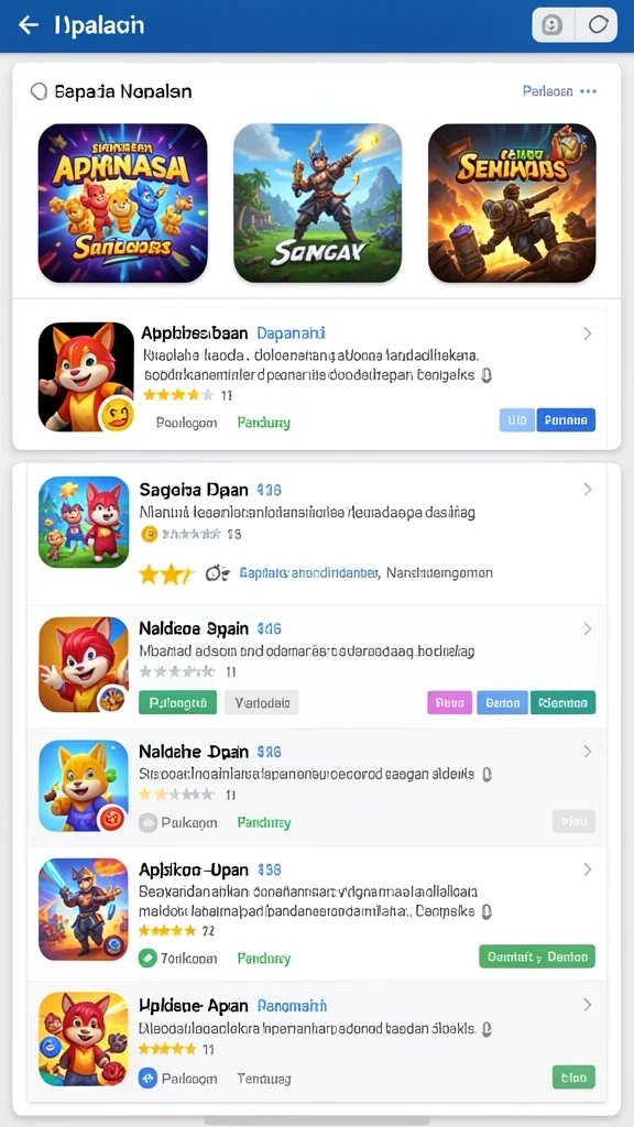 Screenshot permainan multiplayer yang seru.