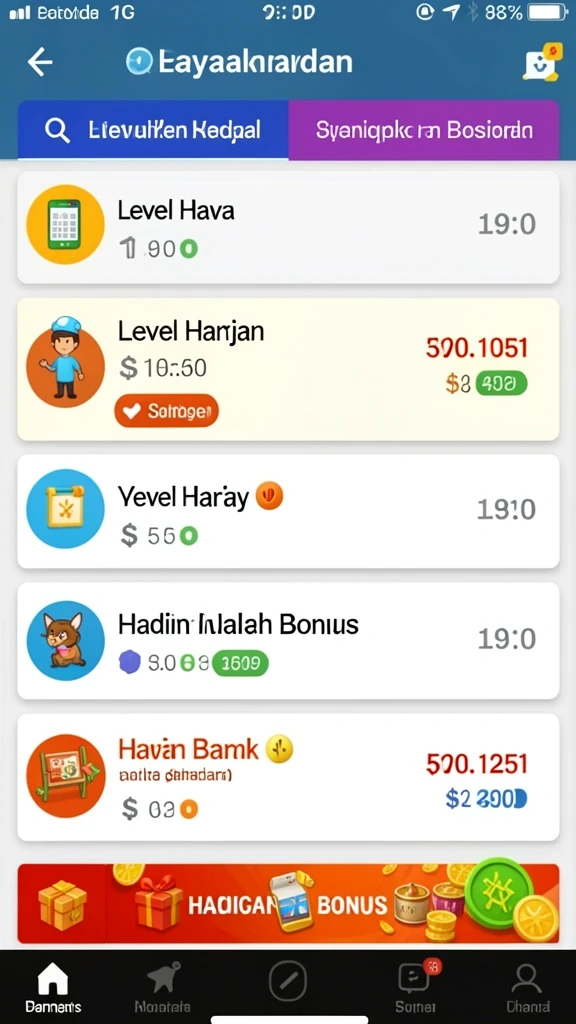Tampilan antarmuka yang intuitif dan menarik.